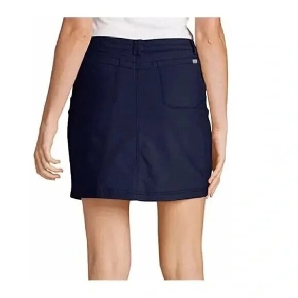 EDDIE BAUER Golf Skirt Size 16 Navy Blue Skort Womens Sportswear - Picture 4 of 10